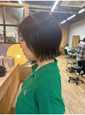 外ハネスタイリングミニボブangelica天理店【川崎優太】