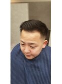 スキンフェードサイドパート