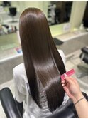 髪質改善艶カラー 艶髪オージュアトリートメント レイヤーカット