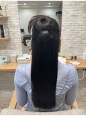 カチモリハーフアップ