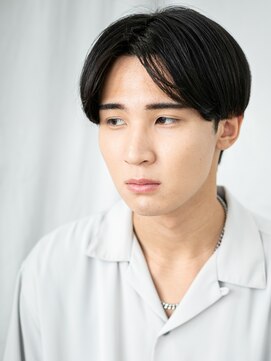 トニーアンドガイメン ホテル京阪仙台店(TONI&GUY MEN) 30代40代かき上げ黒髪ビジネスフェザーマッシュe仙台