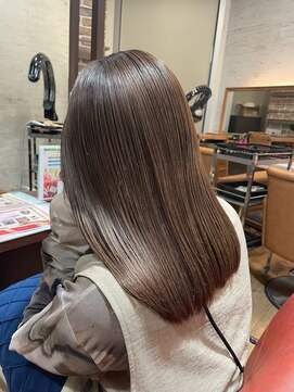 フィゼル あべのルシアス店(Aujua fizelle) ミルクティーグレージュfizelle三宅佳代子