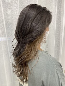 ルノン フィージュ(LUNON fieju) インナーカラー/ミルクティーベージュ/グレージュカラー