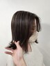 人気No.2【全体明るく白髪ぼかしハイライト】西葛西脱白髪染めカラー￥14300