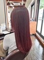 ラリュエル 江曽島店(La Ruelle.)&nbsp;最高に得意な赤み、ピンクカラー【髪質改善】