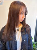 レイヤーカット+顔周りカット