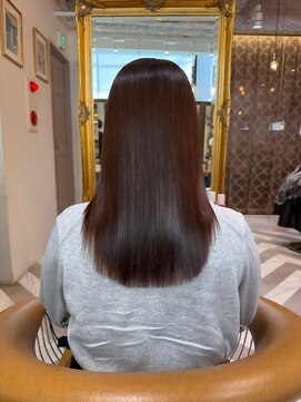 ロンドアベニール 北千住(Lond avenir) イメチェン外ハネボブ美髪ワイドバングレイヤー髪質改善縮毛矯正