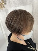 透明感ハイライト白髪ぼかしも◎ベージュグレージュ
