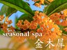 【季節のヘッドスパ】 金木犀spa(5分)+カラー+3stepTR ￥9700
