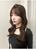 【RINA】シースルーぱっつん×短めサイドバング