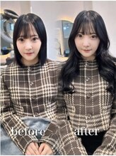 オリジナルの付け方でワンランク上のロングヘアに【新宿/ブリーチ/ダブルカラー/エクステ/髪質改善】