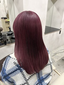 ワンラヴェストヘアオルシェット 長野駅(One Lovest Hair olchette) 1ブリーチでできるコットンピンク