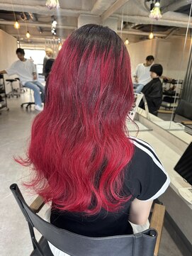 シアン(CYAN) 蛍光レッドカラー