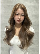 アンダーバーホワイト(_WHITE) 柔らかく透ける大人っぽブラウン× 似合わせ