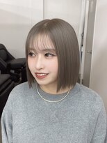 ミル 心斎橋(MIL)&nbsp;大人可愛いミニボブ/ハイトーン/髪質改善/心斎橋