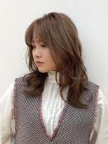 ブルーム コスタ(Blume COSTA)&nbsp;サイドバングがポイント★巻き髪レイヤーカット