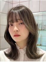 ロンドルーチェ 心斎橋(Lond luce)&nbsp;ダークパープル×ナチュラルショート［髪質改善/縮毛矯正］
