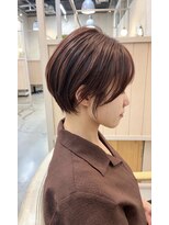 シダ(sida)&nbsp;10代20代30代　似合わせショートボブレイヤー　コーラルピンク