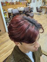 ヘアスタジオ ロメオ(hair studio Romeo) 【韓国風】カルマヘア×レッドカラー