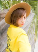 帽子に合わせた顔周りの設定がカワイイ♪