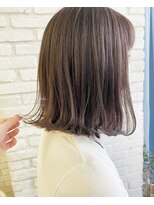 ロンドプランタン 恵比寿(Lond Printemps)&nbsp;グレージュカラー×切りっぱなしボブ