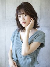 ノエルヘアー(Noel hair) 【20代/30代/40代】透け感くびれミディ