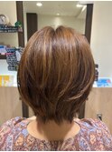 小顔ショートボブ