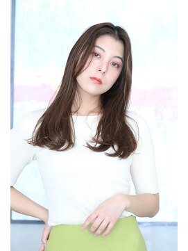 ワールドビューティビバルト 宝塚店(WORLD BEAUTY VIVALTO) 30代・40代・50代ミルクティーベージュ×レイヤーセミ