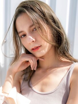 オースティン 調布アミックス(AUSTIN) 大人かわいい前髪セシルカットココアブラウンフリンジウェーブ