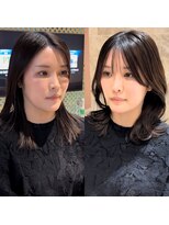 アフロート ギンザ(AFLOAT GINZA)&nbsp;AFLOAT GINZA【仲道 弘泰】2wayバング【before→after】