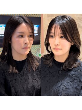 アフロート ギンザ(AFLOAT GINZA) AFLOAT GINZA【仲道 弘泰】2wayバング【before→after】