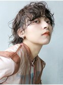 ニュアンスショート_チェリーブラウンフェミニンロング_9276