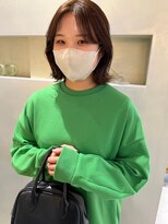 リィベ(Liibe)&nbsp;guest snap #センターパート#外はね#ボブ