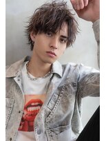 メゾンバイハバナ(maison by HAVANA) 波巻き束感ショートツーブロックマッシュウルフ