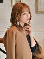 ロアー ヘアー マックイーン 流山おおたかの森店(RAWR hair McQueen)&nbsp;【RAWR】大人可愛い_薄めバング_小顔モテ髪