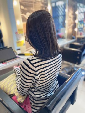 ソーホーニューヨーク 函館店(SOHOnewyork) オリーブグレージュ/透明感/ブリーチなし/函館美容室