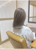 gradation silver ash color＊