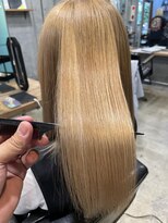 ルク 立川南口店(Luk)&nbsp;ケアブリーチ+ベージュカラー+髪質改善