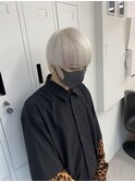 デザインカラー/レイヤーカット/ウェットヘア/オリーブベージュ