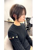大人くびれショート　前髪長め　熊本　ruen 山田大貴