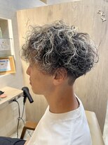ガビーヘアルーブ(gabi hair LOOB) 波巻きスパイラルパーママッシュショート無造作パーマ刈り上げ
