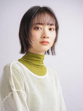 クルー(Creww KYOTO) フェイスレイヤーのぱつっとレイヤーボブ