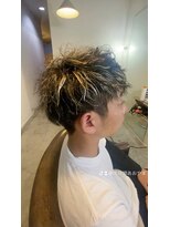 アナログノイ(analog noi)&nbsp;メンズツイストパーマ&メッシュ