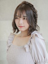 ビビディバビディブー(Bibbidi.bobbidi.boo) ボブアレンジ簡単アレンジボブハーフアップ
