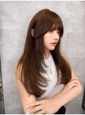 【西村光平】艶カラー/前髪顔周り/韓国ヘア