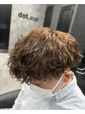 メンズマッシュ×ツイストスパイラルパーマ