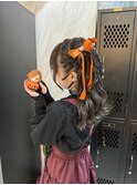 《ライブ前ヘアセット ハーフツイン》
