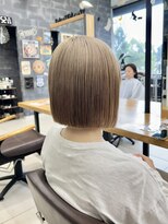 ラウル(Laulu)&nbsp;黒髪/ボブルフ/ネビージュ/小顔/ワンレン/佐倉/髪質改善/前髪