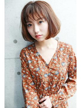 ラフィス ヘアー ミミ 流山おおたかの森店(La fith hair Mimi) 【La fith】キュート丸みボブスタイル
