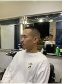 べリーショートダークアッシュニュアンスパーマ韓国マッシュ